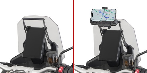 Poprzeczka na uchwyt GPS / Smartfon Givi FB9651 na motocyklu Kove 800 X Pro
