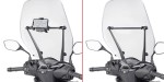 Kappa KFB1181 Poprzeczka GPS na kierownicę Honda SH 125-150 (20-25) / SH 350 (21-26)