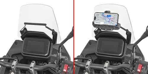 Givi-FB1220-Poprzeczka-pod-uchwyt-na-smartfon-gps-Honda-XL750-Transalp