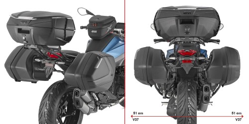 Stelaż kufrów bocznych Givi PLX5152 na motocyklu BMW R 1300 R 2025