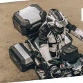 kufry SHAD TR46 i TR27 ALU zestaw na motocyklu