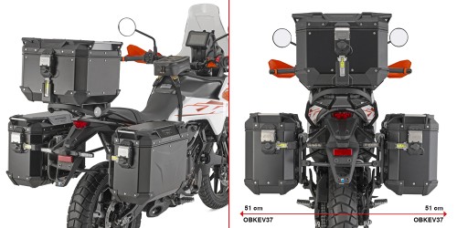givi plo7718cam stelaz boczny na motocyklu ktm 390 adventure x 25