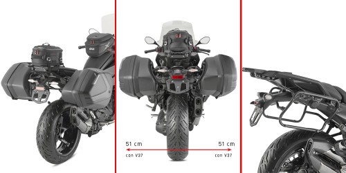 Givi PLX5153 Stelaz boczny pod kufry aero BMW R1300RS 2025