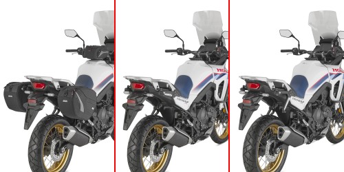 givi stl1201 skladany stelaz pod sakwy boczne na motocyklu honda xl750 transalp 25