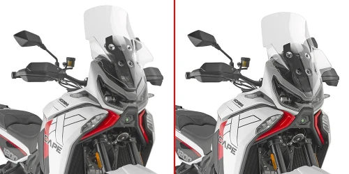 Kappa KD9353ST Szyba przezroczysta na motocyklu Moto Morini X-Cape 1200 2026