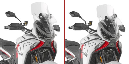 Givi D9353ST Szyba przezroczysta na motocyklu Moto Morini X-Cape 1200 2026