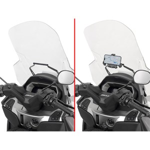 Givi FB5619 Poprzeczka GPS na kierownicę Piaggio MP3 HPE 400-400 Sport / 530 Exclusive (22-26)