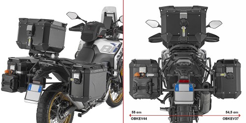Stelaż kufrów bocznych Givi PLO9264CAM na motocyklu Voge Valico 800 Rally 2025
