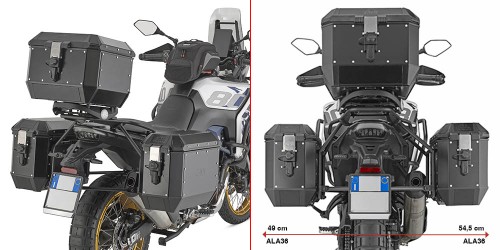 Stelaż kufrów bocznych Givi PLO9264MK na motocyklu Voge Valico 800 Rally