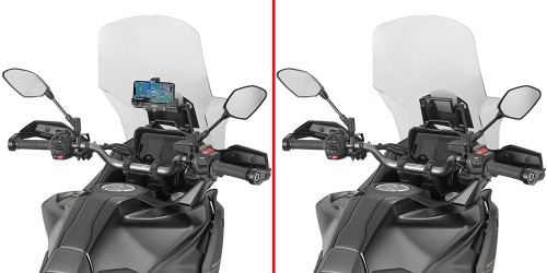 Poprzeczka Kappa KFB2179 na uchwyt do smartfona na motocyklu Yamaha Tracer 7 GT