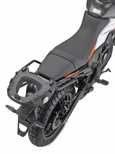 Stelaz kufra centralnego Kappa KR7718 na motocyklu KTM 390 Adventure X 2025