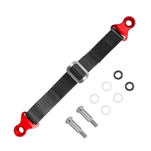 BIKETEC PAS TEKSTYLNY DO WYCIĄGANIA MOTOCYKLA DO MOTOCYKLI JAPOŃSKICH WRAZ ZE ŚRUBAMI