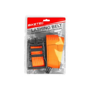 BIKETEC PAS TRANSPORTOWY Z HAKIEM 50MM X 4M