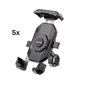 BIKETEC PRO PAKIET 5 SZTUK UCHWYT MOTOCYKLOWY NA TELEFON