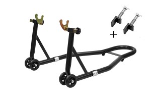 BIKETEC PRO PODNOŚNIK / STOJAK MOTOCYKLOWY POD TYLNE KOŁO TYP-V I TYP-L (POD ROLKI I WAHACZ)