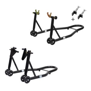 BIKETEC PRO ZESTAW STOJAKÓW MOTOCYKLOWYCH (PRZÓD/TYŁ) TYP-V / TYP-L