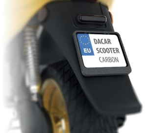 BIKETEC RAMKA POD TABLICĘ REJESTRACYJNĄ SKUTERA