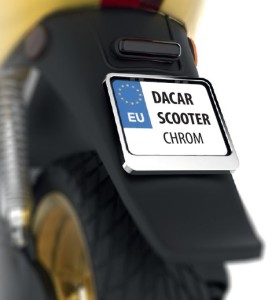 BIKETEC RAMKA POD TABLICĘ REJESTRACYJNĄ SKUTERA