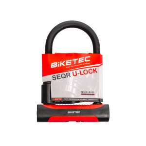 BIKETEC SEQR ZABEZPIECZENIE U-LOCK KŁÓDKA 180MM X 260MM, JARZMO 16MM