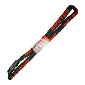 BIKETEC SEQR ŁAŃCUCH CP 1,5M, OCZKO 8MM, ZAMEK SZYFROWY 5 CYFROWY
