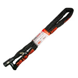 BIKETEC SEQR ŁAŃCUCH CP 1,5M/OCZKO 10MM WBUDOWANY ZAMEK