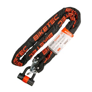 BIKETEC SEQR ŁAŃCUCH CP 2M Z KŁÓDKĄ OCZKO 10MM