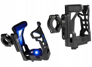 BIKETEC UCHWYT NA BIDON/BUTELKĘ/TERMOS Z DIODĄ LED UBH2
