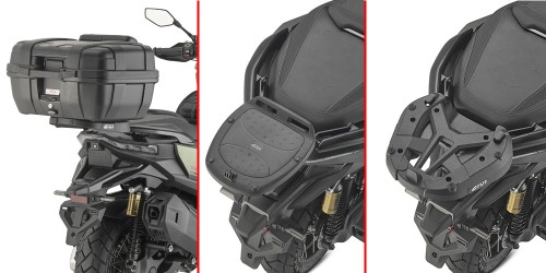 Stelaż kufra centralnego Givi SR9268 na skuterze Voge SR450X 2026