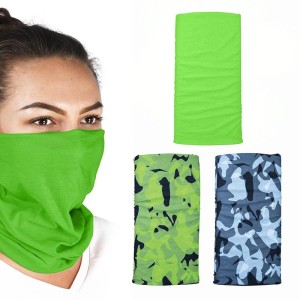 OXFORD Kołnierz wielofunkcyjny wiatroodporny Comfy Havoc Green – 3 sztuki