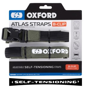 OXFORD Pasy transportowe Atlas B-Clip 26 mm × 1,2 m