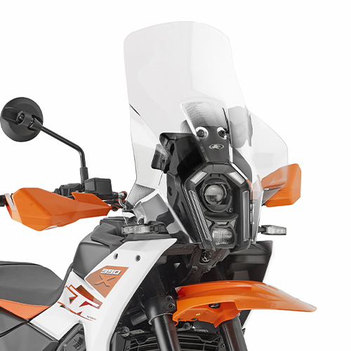 Szyba przezroczysta Kappa KD7718ST na motocyklu KTM 390 Adventure X