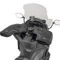 Kappa KS606 THERMOGRIP zamocowane na kierownicy skutera