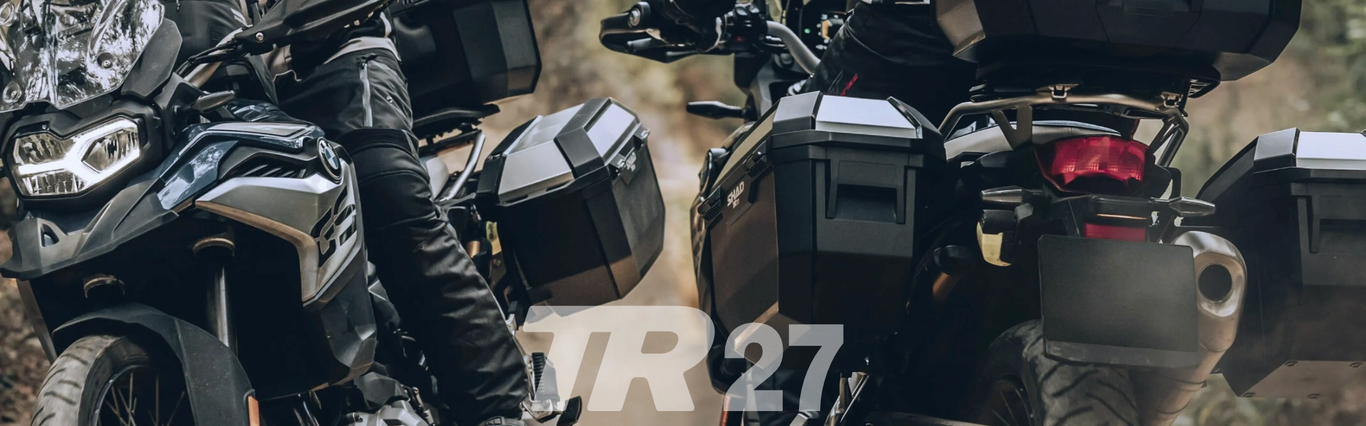 Kufry SHAD TR27 na motocyklu w terenie