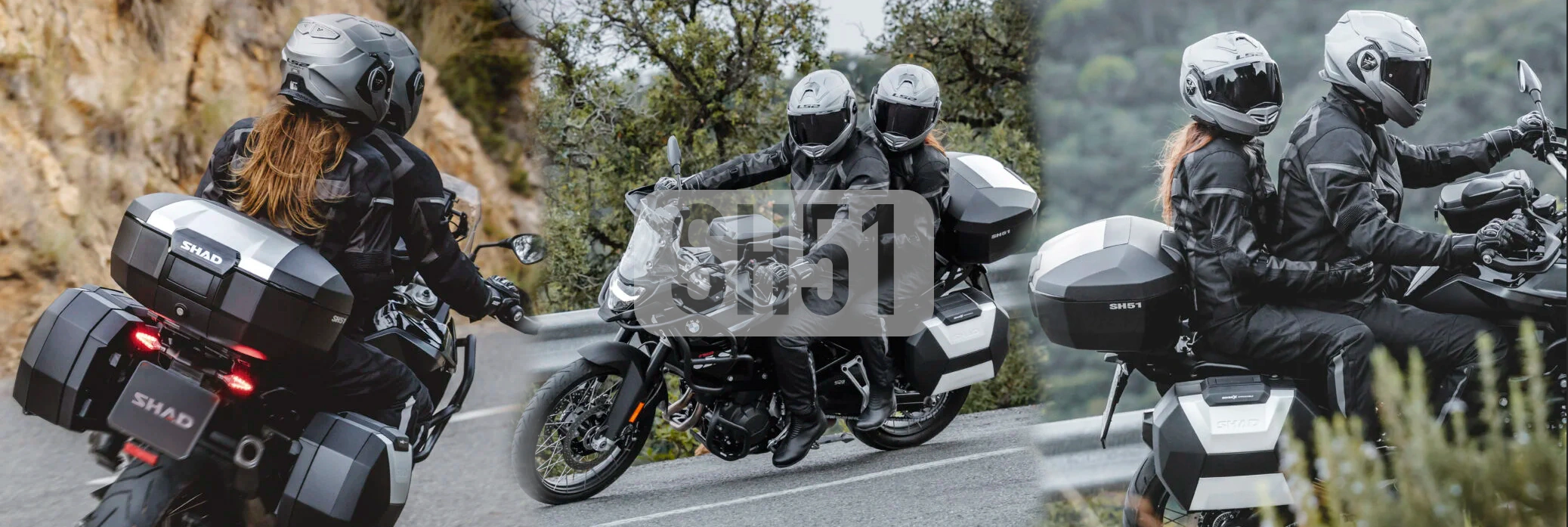 Kufry SHAD SH51 oraz SH38 na motocyklu Ducati