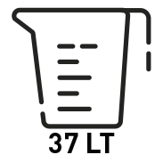 Pojemność kufra 37 litrów