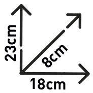 Wymiary osłony torby AV05