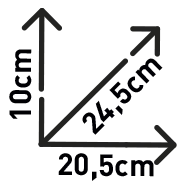 Wymiary torby Kappa AV08