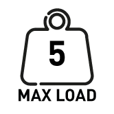 Maksymalna ładowność torby 5 kg
