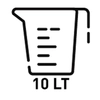 Pojemność 10 litrów