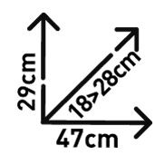 Wymiary torby Kappa ST100