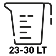 Pojemność regulowana 23-30 litrów