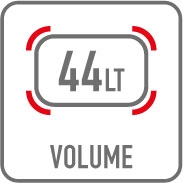 Pojemność kufra 44 litry