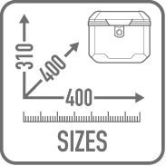 Wymiary kufra Givi B38N