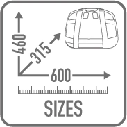 Wymiary kufra TRK52BB