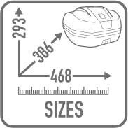 Wymiary kufra Givi WL901B