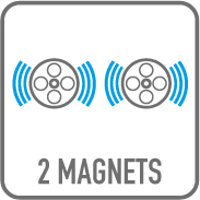 Magnesy montażowe w zestawie