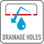 Otwory odpowietrzające i drenażowe