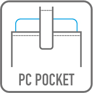 Kieszeń na laptopa do 17 cali