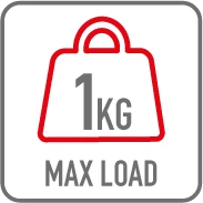 Maksymalna nośność 1 kg