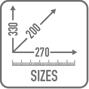 Wymiary torby Givi EASY06